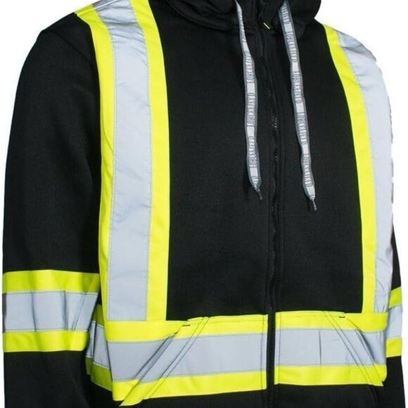 New w/Tags FORCEFIELD Deluxe Hi-Vis Safety Hoodie - Picture 1 of 1